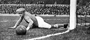 Highbury Prints: Johnson Saves for Leeds, Highbury, 1925