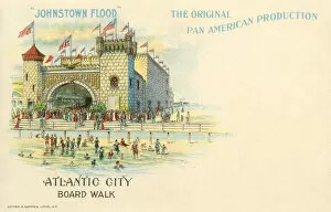 Images Dated 10th February 2020: Johnstown Flood, Atlantic City Board Walk