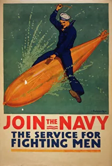 Images Dated 8th May 2012: Join the Navy, the service for fighting men