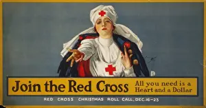 Join the Red Cross - all you need is a heart and a dollar Re