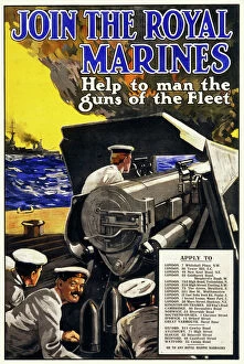 Onslow War Posters Collection: Join the Royal Marines Poster