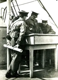 Joint Prints: Joint commanders Hamilton and d Amade, WW1