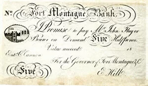 Fake Collection: Joke money, Five Halfpence, Fort Montague Bank