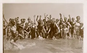 Swimsuits Prints: Jolly crowd in the sea