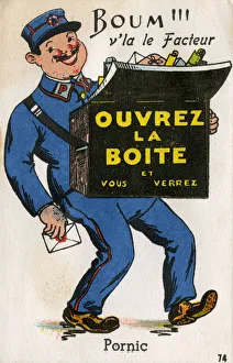 Rosy Collection: A Jolly Postman invites you to look in his post box