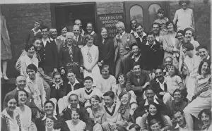 Informal Prints: A jolly scene outside the Rosenburgh guest house in Margate
