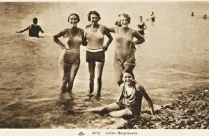 Jolly swimmers