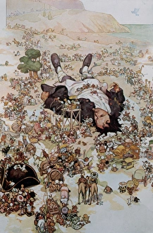 Andre Gallery: Jonathan Swift (1667 1745). Gullivers Travels, 1726. Illu