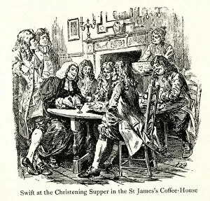1710 Gallery: Jonathan Swift at Christening Supper, London