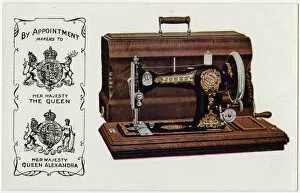 Images Dated 17th June 2016: Jones Sewing Machine - By Royal Appointment