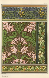 Jonquil, Narcissus jonquilla, as design motif