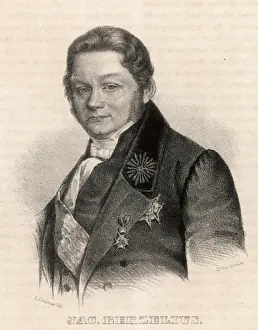 1779 Prints: Jons Jacob Berzelius, Swedish chemist