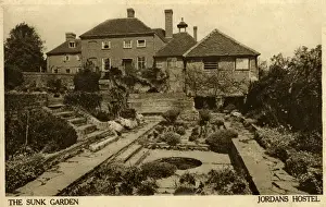 Jordans Prints: Jordans Hostel, Buckinghamshire - Sunk Garden