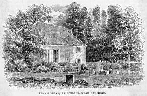 Headstones Prints: JORDANS, near Uxbridge, Middlesex
