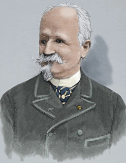 Images Dated 27th December 2012: Jorge Busato (1836-1917). Engraving. Colored
