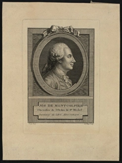 Aerostatique Gallery: Jos. de Montgolfier, chevalier de l ordre de St. Michel, inv