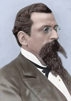 Goatee Gallery: Jose Balari Jovany (1844-1904). Colored engraving