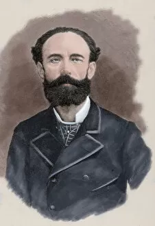 Images Dated 2nd January 2013: Jose Maria Casado del Alisal (1832-1886). Engraving. Colored