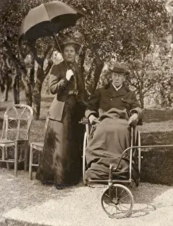 Wheel Chair Prints: Joseph Chamberlain at Cannes, France