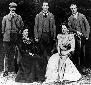 1836 Prints: Joseph Chamberlain and Family at Highbury, 1889