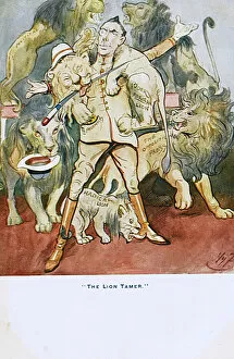 Furniss Gallery: Joseph Chamberlain as a Lion Tamer