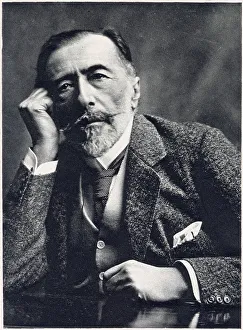 Conrad Prints: Joseph Conrad (1857 - 1924), Polish-born writer. Date: 1922