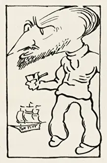 Novels Prints: Joseph Conrad, Polish-born English novelist