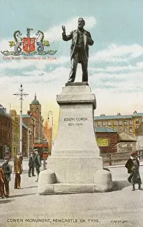 New Castle Prints: Joseph Cowen - Statue at Newcastle-upon-Tyne