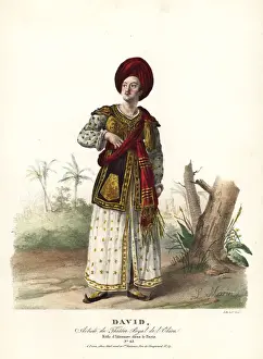 Joseph David as Idamore in Le Paria, 1821