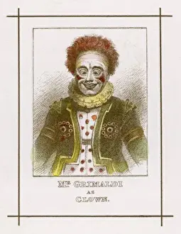 Clown Prints: Joseph Grimaldi Clown