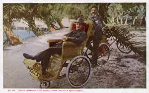 Mode Collection: Joseph Jefferson in his bicycle Chair (The Palm Beach Coach)