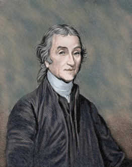 Joseph Priestley (1733-1804). English theologian, philosophe Joseph Priestley (1733-1804). English theologian, philosophe