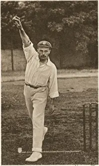 Auto Graph Prints: Joseph Vine - Cricketer - Bowling