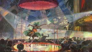 Images Dated 5th January 2016: Josephine Baker at the Folies Bergere