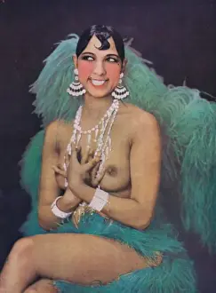 Bergere Prints: Josephine Baker in La Folie Du Jour at the Folies Bergere, P