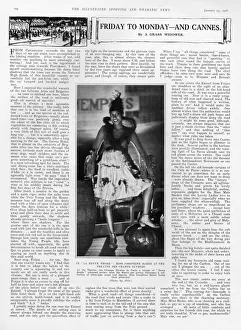 Images Dated 9th July 2018: Josephine Baker in the Revue N觲e