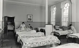 Dormitory Prints: Josiah Mason Orphanage, Birmingham - Bedmaking