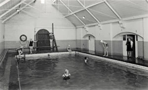 Orhanage Collection: Josiah Mason Orphanage, Birmingham - Swimming Bath