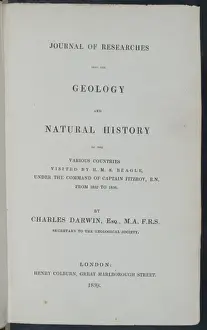 Darwin200 Prints: Journal of Researches - title page