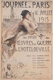 Oeuvres Collection: Journee de Paris. 14 Juillet 1915 au profit des oeuvres de g