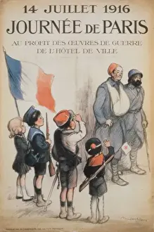 Profit Prints: Journee de Paris. 14 Juillet 1916. Au profit des oeuvres de