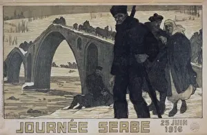 Juin Prints: Journee Serbe. 25 juin 1916