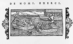 Jousting Prints: Jousting in Boats 1555