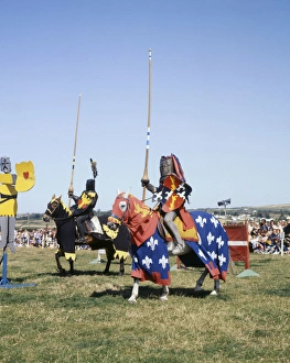Flags during Jousting