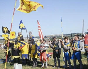 Flags during Jousting
