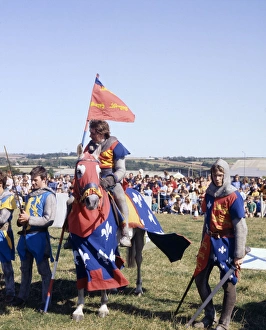 Flags during Jousting