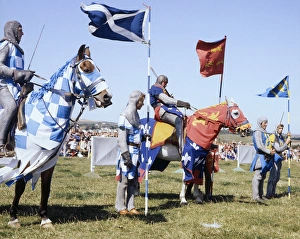 Flags during Jousting