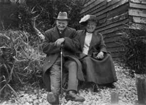 Laughs Prints: Jovial elderly couple