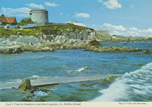Laoghaire Prints: Joyces Tower at Sandycove, near Dun Laoghaire, Co Dublin