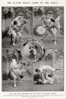 Images Dated 20th August 2020: The Ju Jitsu Waltz comes to the Gaiety. Date: 1907